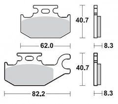 Тормозные колодки BR 935CM44