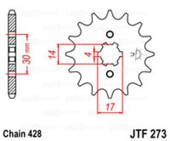 Приводная звезда JT JTF273.13