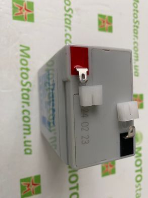 Акумуляторна батарея MERLION AGM GP655F1 6 V 5.5Ah (70x47x100 (105)) White Q20/2400, вага 0,75 кг