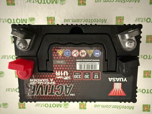 Акумулятор YUASA U1R 12В 30Агод. 330А R+ Не обслуговується 194x125x178мм NSU 1200, PRINZ 583/996/1177 08.61-03.74