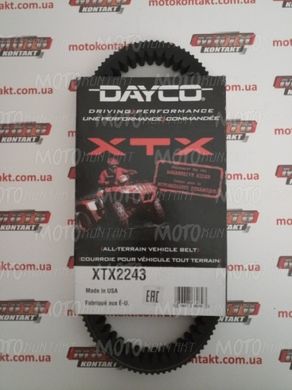 Вариаторный ремень Dayco DY XTX2243 - 28,7 X 848 (ARCTIC CAT: 0823-228 KYMCO: 23100-PWB1-900