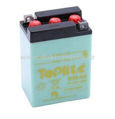 Мотоакумулятор TOPLITE B38-6A 6V,14Ah,д. 119, ш. 83, в.161, объем 0,8, вес 2,8 кг