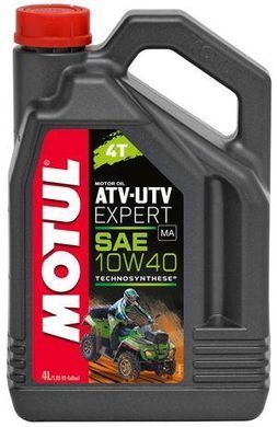 Олива Motul ATV-UTV EXPERT 4T 10W40, 4 литра, (851641, 105939)