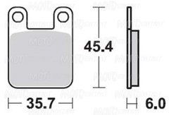 Тормозные колодки LUCAS MCB535