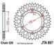 JT JTA897.45BLK - Звезда задняя легкосплавная KTM SX/EXC/LC4 (91-21)