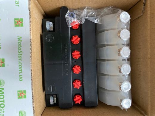 Мото аккумулятор EXIDE EB12A-A / YB12A-A 12 А/ч, 170 А, (+/-), 134х80х160 мм