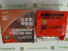 Outdo YB9-BS (12N9-BS, YB9-B, KG12N9-4B-BS, 12N9-4B-1) 12V 9 Ah.137x76x134 мм 2022 год