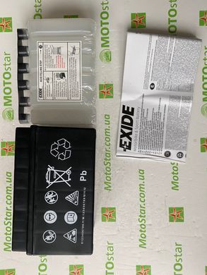 Мото аккумулятор EXIDE YTZ10-BS / ETZ10-BS 8,6 Аh, 145 А,(+/-), 150х87х93 мм