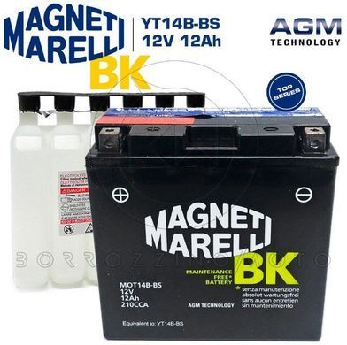 MOT14B-BS - MAGNETI MARELLI 12AH / 210A 12V L + стартерний акумуляторна батарея