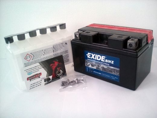 Аккумулятор гелевый EXIDE YTZ10-BS / ETZ10-BS