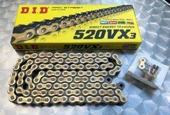 copy_Приводная цепь DID 520VX3 G&B - 120FJ замок под защелку