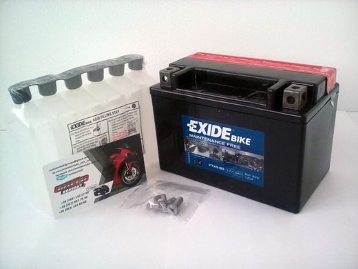Аккумулятор гелевый EXIDE ETX9-BS / YTX9-BS
