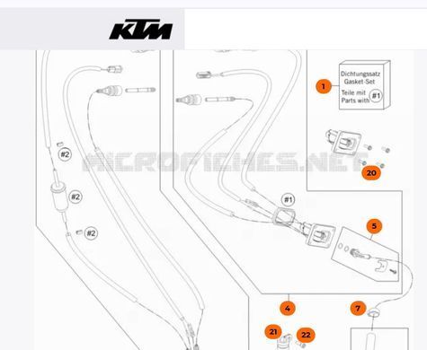 Фильтр топливный Mahle KL97 OF (KTM 81207090200, 81207090100, 81207090000 , 9186744 VOLVO)