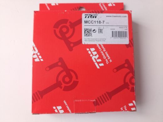 LUCAS MCC118-7 - Диски сцепления фрикционные HONDA CB, CBF, CBR, CRM, NSR, VT, XL; SUZUKI DR-Z; TRIUMPH DAYTONA, SPEED FOUR 250-650 1987-2017