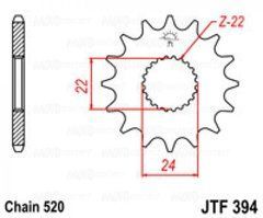 Приводная звезда JT JTF394.17