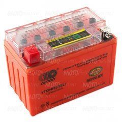 Мото аккумулятор 12V гелевый 9Аh YTX9-BS OUTDO , с индикатором заряда
